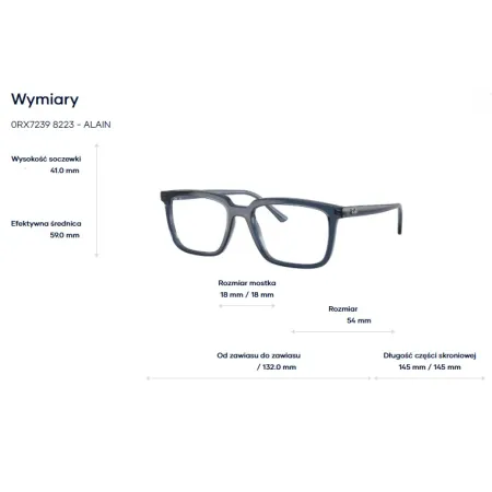 Ray-Ban 0RX7239 8223 - Alain